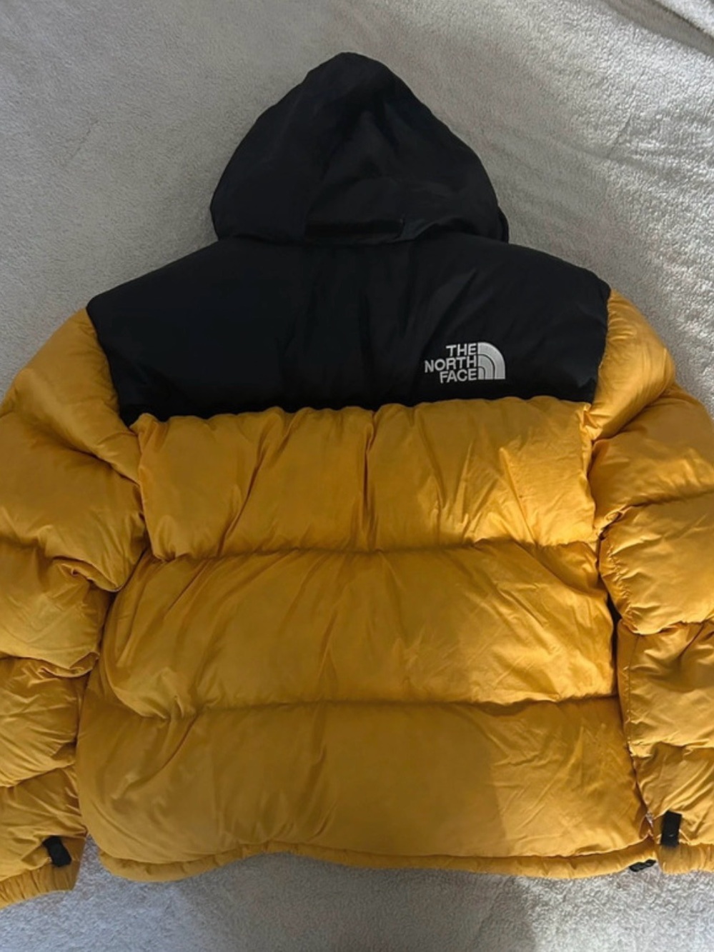 The North Face Men’s 1996 Retro Nuptse Jacket — Summit Gold/TNF Black